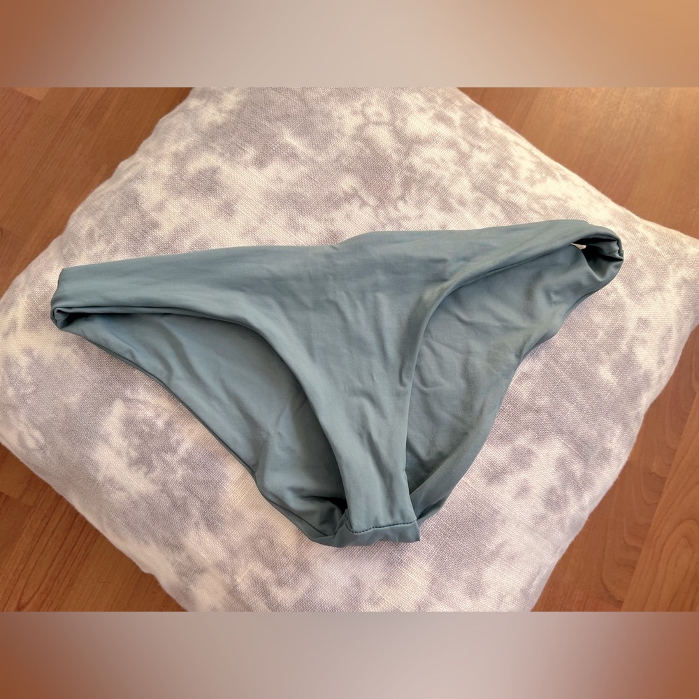 L Space teal bikini bottom sz small